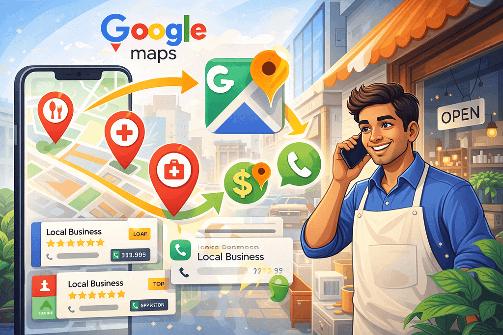 Google Maps se local business leads generate karke paisa kamane ka real method 2026