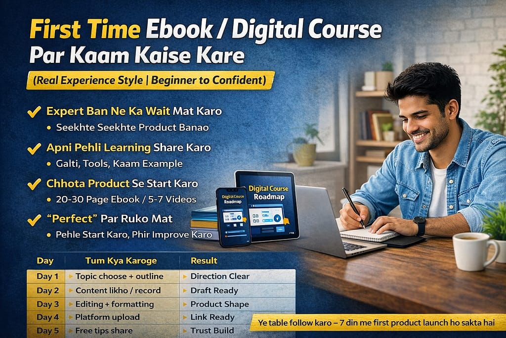 Beginner ebook + mini course ready ho raha hai.