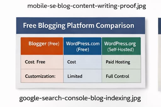 free blogging platform comparison hindi