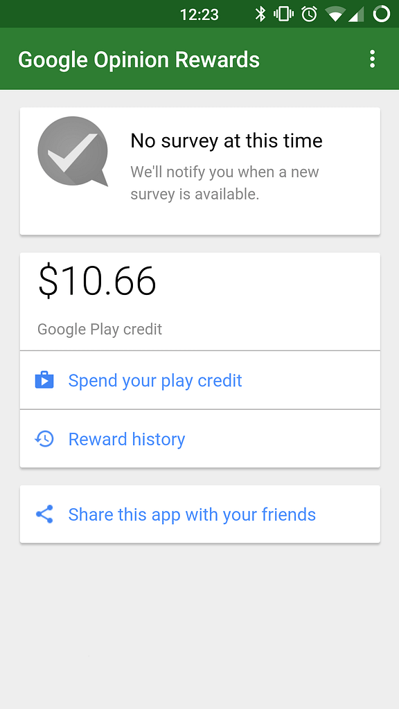 Google Opinion Rewards
